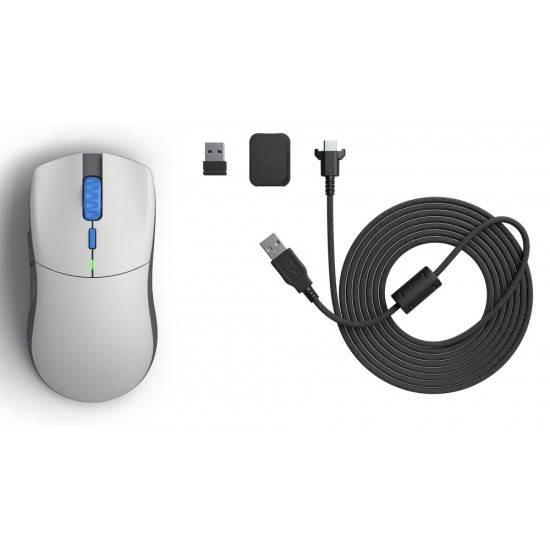 Glorious Series One PRO Wireless Mouse- Vidar-Grey/Blue-Forge Glorious Series One PRO Wireless Mouse- Vidar-Grey/Blue-Forge